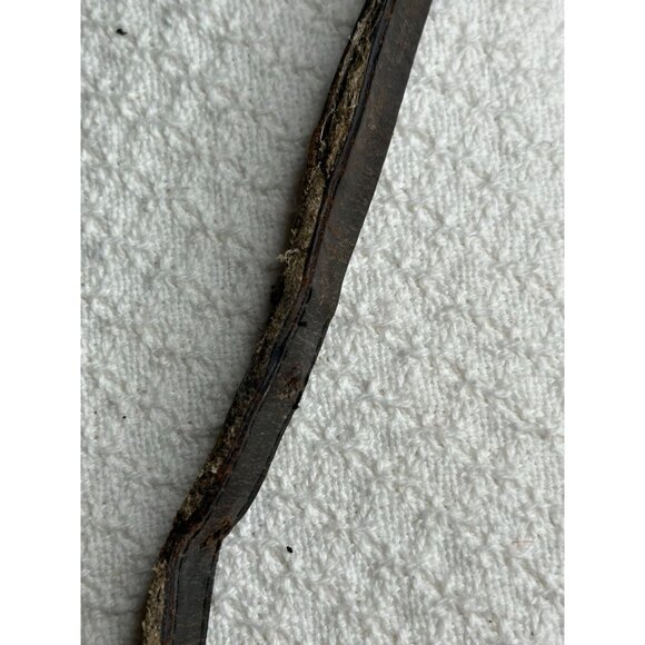 Harley-Davidson Leather Braided Belt Metal Accents Women Distressed Buckle USA - Picture 6 of 14